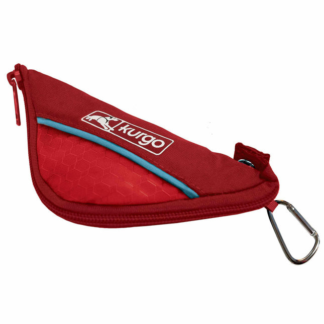 Kurgo Zippy Bowl Barn Red 1420ml - collapsible travel bowl for dogs.