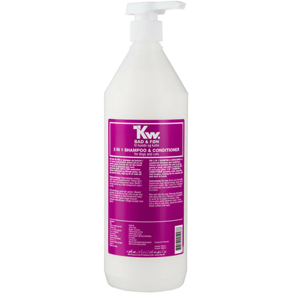 KW 2in1 Shampoo and Conditioner - shampoo with conditioner for dogs and cats, concentrate 1:3.