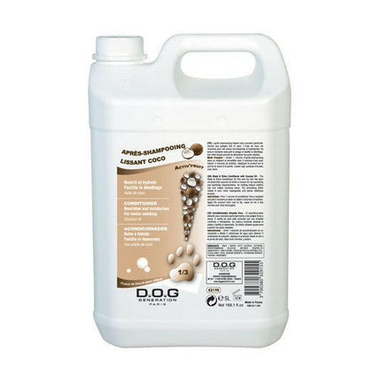 Dog Generation Sleek&Shine Coconut Conditioner - conditioner for dry dog fur.