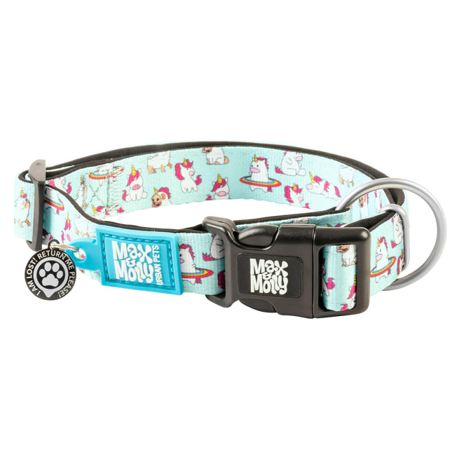 Max & Molly GOTCHA! Smart ID Unicorn Collar - collar with smart Tag for dogs.