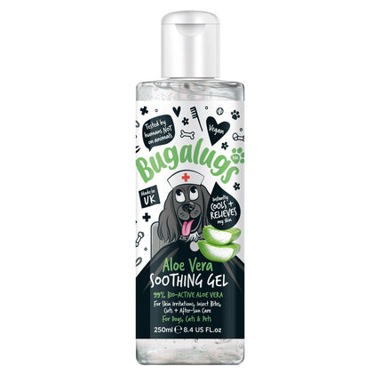Bugalugs Aloe Vera Soothing Gel - Aloe Vera gel for dogs, cats, and other pets, soothes and moisturizes.