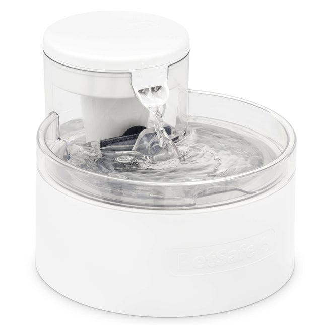 PetSafe Outlast Pumpless Pet Fountain 1.7L - fountain for cats and dogs, innovative pump-free technology.