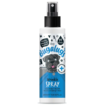 Bugalugs Wrinkle Spray - Chlorhexidine Spray for Dog and Cat Skin Fold Hygiene.