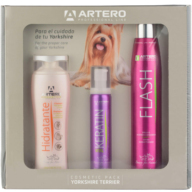 Artero Cosmetic Pack Yorkshire Terrier - grooming kit for dogs with long hair.