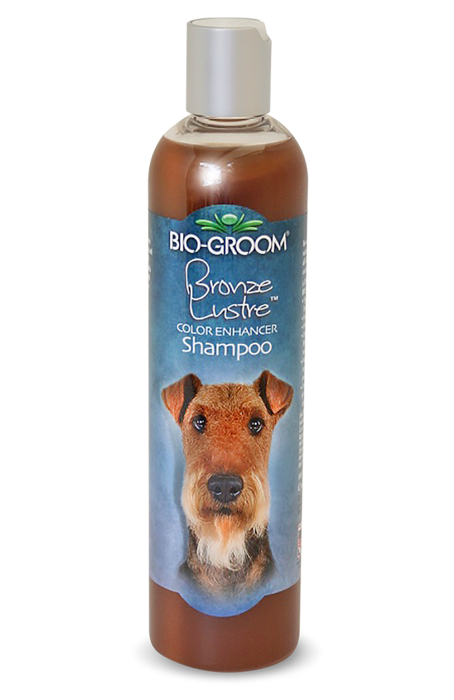 Bio - Groom Bronze Lustre - shampoo for brown, red, and copper fur of dogs and cats, concentrate 1:8.