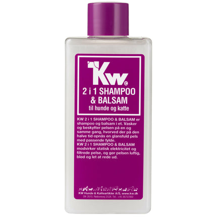 KW 2in1 Shampoo and Conditioner - shampoo with conditioner for dogs and cats, concentrate 1:3.