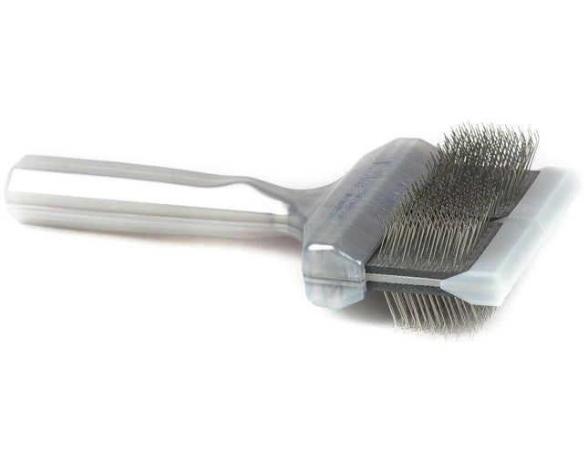 ActiVet Pro Brush Coat Grabber - hard, double-sided, flexible brush for quick removal of undercoat, suitable for breeds with long, thick fur - large.