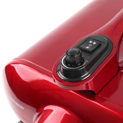 Shernbao Typhoon Red Dryer 3000W - powerful, dual-motor table dryer 150 l/s, red