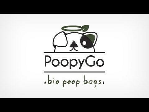 Holland PoopyGo Bio Poop Bags 15pcs - biodegradable dog waste bags.