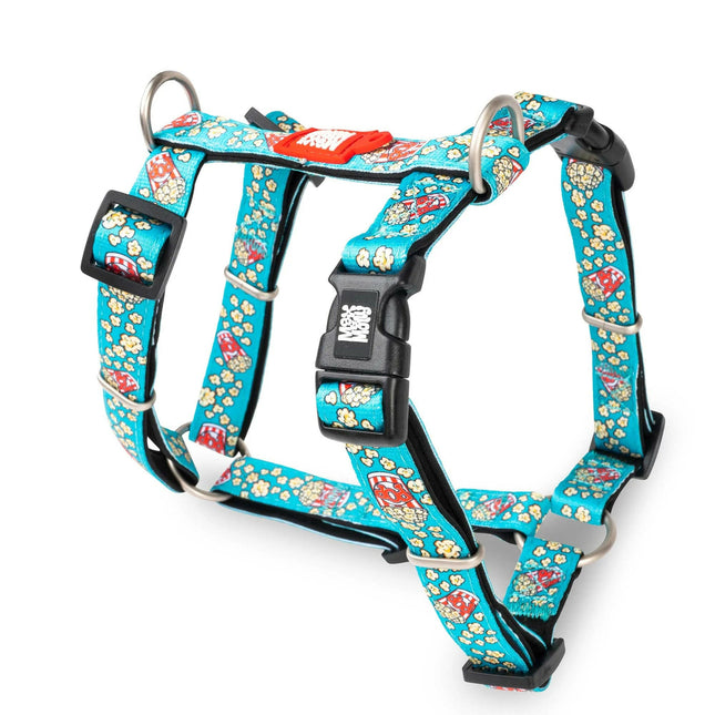 Max&Molly H - Popcorn Harness - colorful adjustable harness for dogs and puppies.