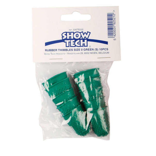 Rubber trimming finger size S - 10pcs.