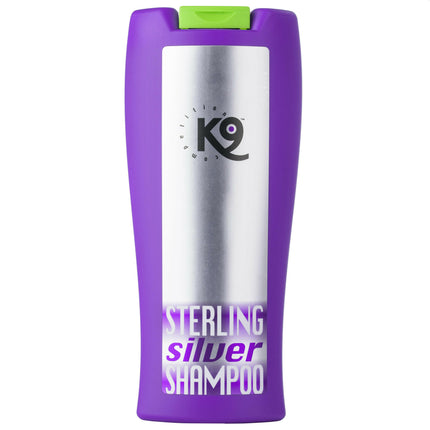 K9 Sterling Silver Shampoo - shampoo for white and silver fur, enhancing the color of dogs and cats, concentrate 1:10.