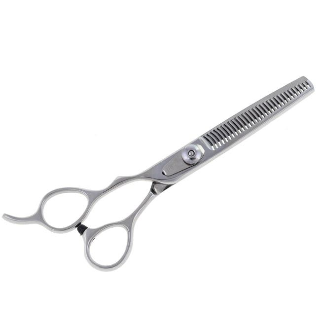 Geib Entree Lefty Thinner - high-quality single-sided thinning shears made from Japanese steel, left-handed, 30 teeth.
