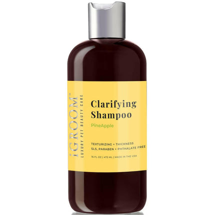 IGroom Clarifying Pineapple Shampoo - clarifying shampoo for dogs and cats, with a pineapple scent, concentrate 1:16.
