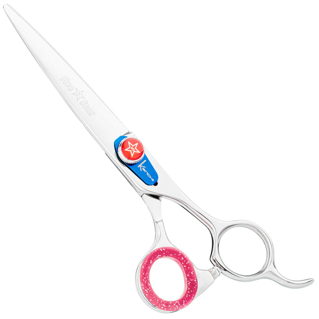 Kenchii Five Star Offset Scissors - straight grooming scissors.