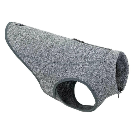 Kurgo K9 Core Sweater Heather Black - polar fleece sweater for dogs, gray.