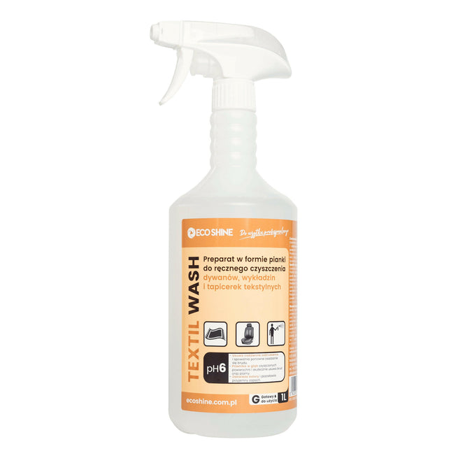 Eco Shine Textile Wash - upholstery cleaning foam.