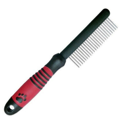 Ideal Dog plastic comb, with teeth.