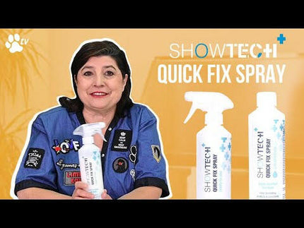 Show Tech+ Quick Fix Spray Concentrate - a product that facilitates grooming and cutting fur, prevents dirt, concentrate 1:15.