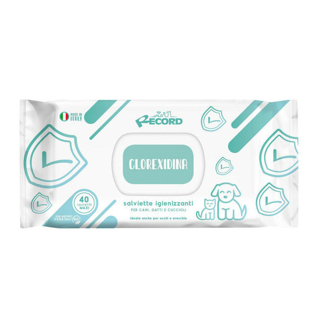 Chlorhexidine Wipes - Chlorhexidine Wipes for Dogs and Cats - 80 pcs.