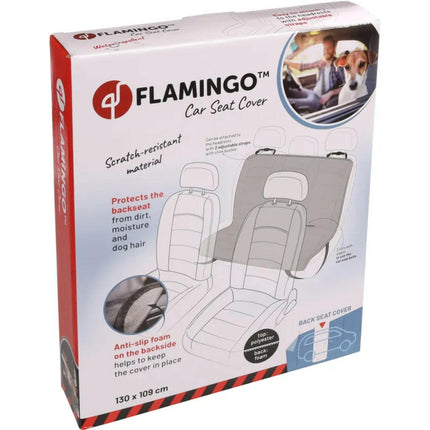 Flamingo MacBlack - waterproof car mat for dogs.